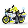 Dickie Policejní motocykl 17 cm s jezdcem