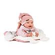 Guca 10261 OLIVIE - zátěžová realistická panenka miminko s měkkým látkovým tělem - 42 cm