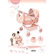 DeCuevas 86074 Můj první kočárek pro panenky s taškou Tulipe 2025 - 56 cm