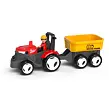 Efko Igráček ECO MultiGO Červený traktor Zetor s radlicí, vlek, Igráček