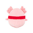 SQUISHMALLOWS Růžový axolotl s šálou - Archie, 30 cm