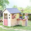 Smoby Domeček Life Nature s dílnou pro kutily