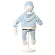 Llorens M738-59 Obleček pro panenku miminko NEW BORN velikosti 40-42 cm s doplňky