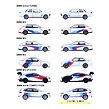 Majorette BMW Autíčko Deluxe, 6 druhů