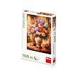 Dino Květinové zátiší Puzzle 100 XL dílků