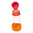 b.box Sport láhev na pití 600 ml- růžová/ oranžová