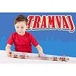 Rappa Kovová česká retro tramvaj, 16 cm