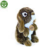 Rappa Plyšový králík hnědý stojící , 18 cm, ECO-FRIENDLY