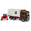 Bruder Nákladní auto SCANIA - přepravník UPS, vozík