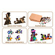 Wooden City Dřevěné puzzle XL,1010 dílků, Nový rok