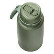 b.box Nerezová termolahev s brčkem 1l - olive