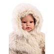 Llorens 74504 NEW BORN realistická panenka miminko se zvuky a měkkým látkovým tělem 45 cm