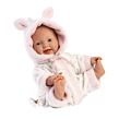 Llorens 63312 LITTLE BABY realistická panenka miminko s měkkým látkovým tělem 32 cm