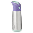 b.box Termoska na pití s brčkem 500 ml - lilac pop