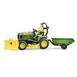 Bruder Malotraktor JOHN DEERE + vozík a figurka