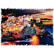 Puzzler DŘEVĚNÉ BAREVNÉ PUZZLE - Manarola v Itálii