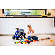 FALK Odrážedlo traktor Baby New Holland T7 s vozíkem, lopatou a hráběmi