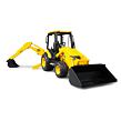 Bruder Traktor JCB MIDI - čelní nakladač a bagr