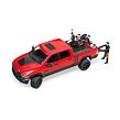 Bruder Terénní auto RAM + figurka a motocykl