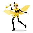 Orbico Miraculous: Kouzelná Beruška a Černý kocour Figurka Queene Bee 12cm - Včelí královna