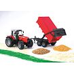 Bruder Traktor MASSEY FERGUSON + vůz