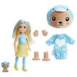 Mattel Barbie Cutie Reveal Chelsea v kostýmu - Medvídek v modrém kostýmu delfína