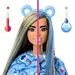 Mattel Barbie CUTIE REVEAL BARBIE A STAROSTLIVÍ MEDVÍDCI - MODRÁ