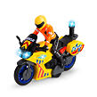 Dickie Záchranářský motocykl 17 cm s jezdcem