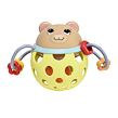 ABC Chrastítko medvídek/panda 10 cm, 2 druhy
