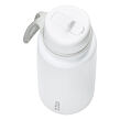 b.box Nerezová termolahev s brčkem 1l - white out