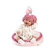 Llorens 74134 NEW BORN realistická panenka miminko se zvuky a měkkým látkovým tělem 42 cm