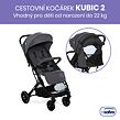 Asalvo KUBIC 2 cestovní kočárek 0m-22kg, GREY