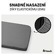 Hauck Měkké napínací prostěradlo 120x60, mušelín, dark grey