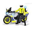 Dickie Policejní motocykl 17 cm s jezdcem