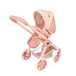 DeCuevas 80574 Skládací kočárek pro panenky 3 v 1 s taškou Tulipe 2025 - 70 cm