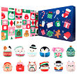 SQUISHMALLOWS Micromallows Adventní kalendář 12 ks