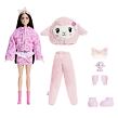 Mattel Barbie Cutie Reveal Barbie sladké mašle - růžové jehně