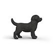 Schleich Černé štěně labradorského retrívra