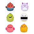 SQUISHMALLOWS Micromallows 6Pack - Okurek, Úhoř, Plameňák, Kohout, Sushi, Lemur
