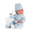 Llorens M738-59 Obleček pro panenku miminko NEW BORN velikosti 40-42 cm s doplňky