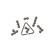 RECENTTOYS Alchymista - pyramida, nikl