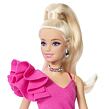 Mattel Barbie DeLuxe Style Modelka v růžových šatech s volánem