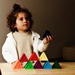 Jellystone Designs Skládací hračka Triblox - duhová
