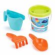 Ecoiffier Kyblíček Holidays s konvičkou a příslušenstvím, 12 cm