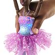 Barbie SVÍTÍCÍ MAGICKÁ BALETKA S FIALOVOU SUKNÍ