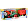 Lena Truxx Traktor s přívěsem na seno, ozdobný kartón