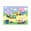 Dino Peppa Pig Dřevěné licenční kostky