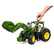 Bruder Traktor JOHN DEERE 7R 350 + čelní nakladač