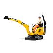 Bruder Mikrobagr JCB s figurkou
