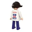 Efko Igráček Fanynka MS v hokeji 2024 bílý dres - figurka
